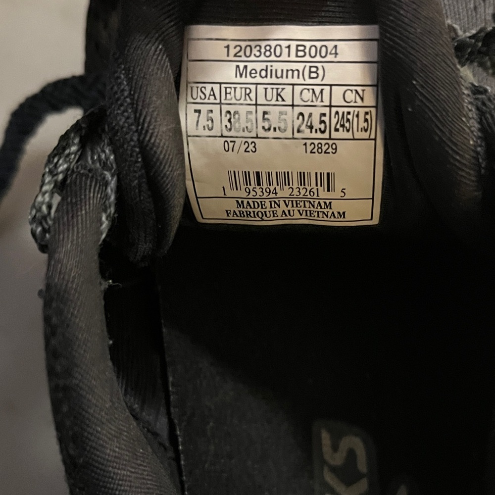 Brooks Ghost Black and White Patterned Sneakers - image 3